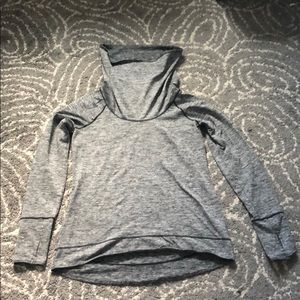 Grey Reebok Cowl Neck Pullover - Size L